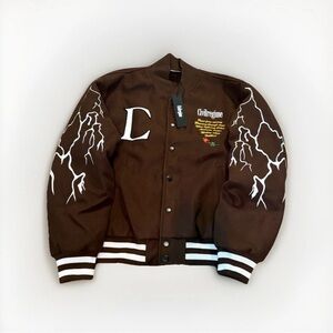 Men’s Civil Regime Brown Varsity Jacket